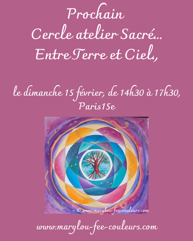 Entre Terre et Ciel, le dimanche 15 février 14h30 à 17h30, Paris 15e